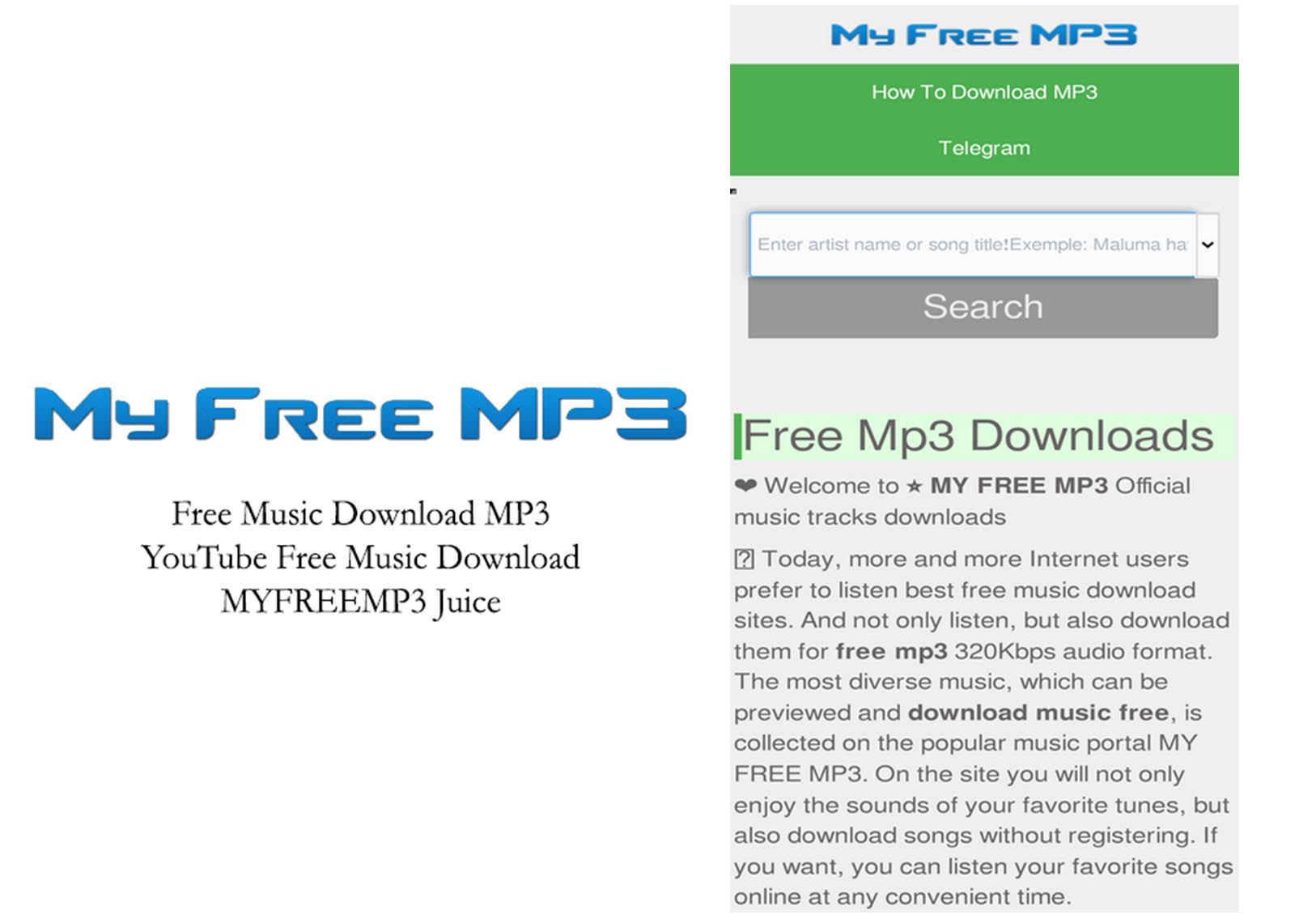 MyFreeMp3 - Download Free MP3 Music Juices cc | Mp3 Song Downloader